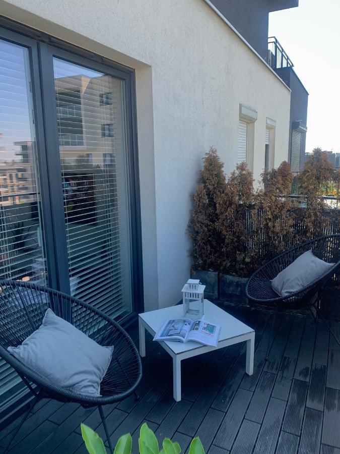 Ekskluzywny Penthouse Z Ogrodem W Centrum Lodzi Zewnętrze zdjęcie