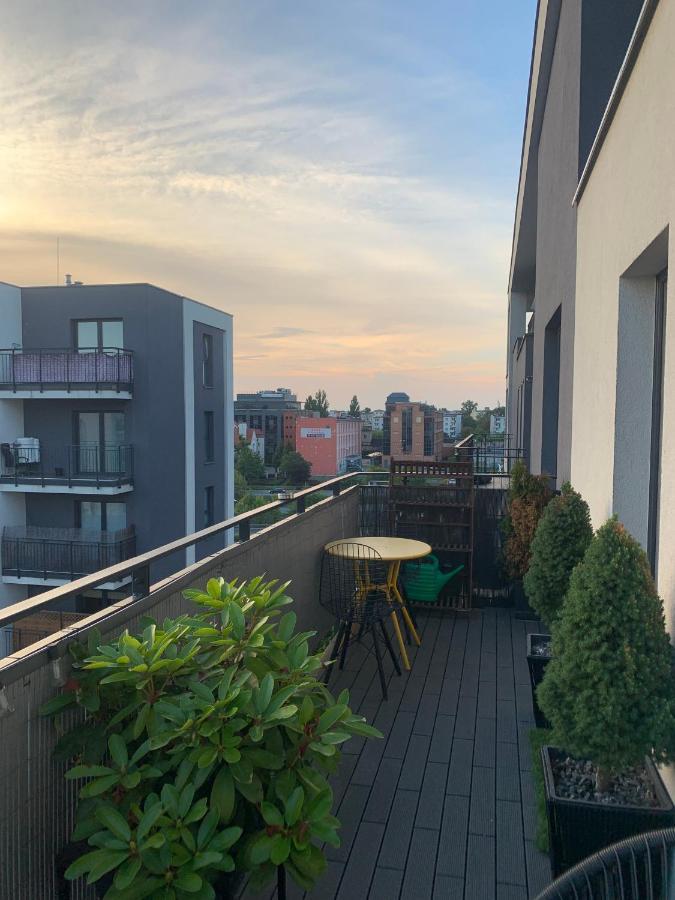 Ekskluzywny Penthouse Z Ogrodem W Centrum Lodzi Zewnętrze zdjęcie